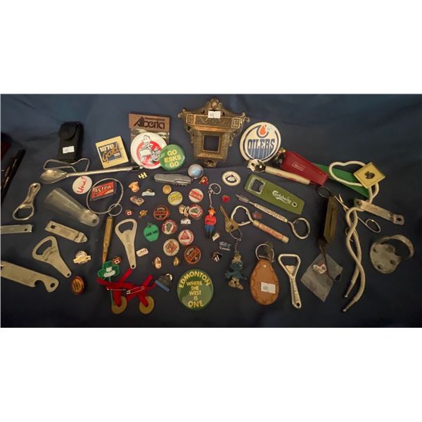 Assorted Vintage Smalls Souvenirs Key Chains Trinkets & More