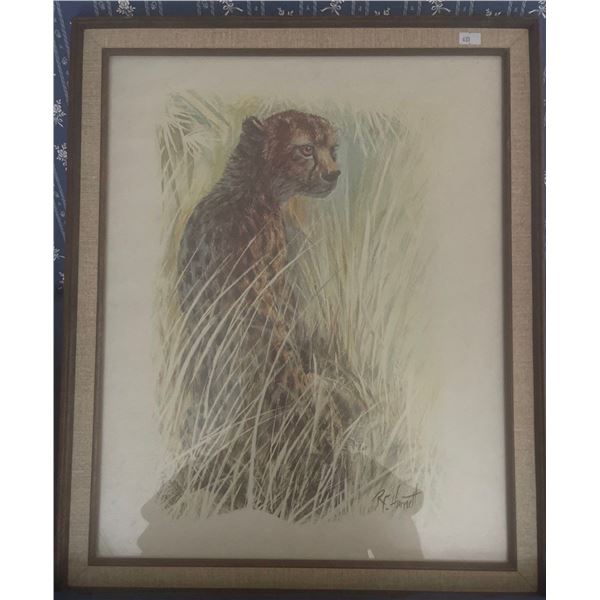 R.H. Harnett Art Sketch Cheetah 26x31