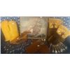 Image 1 : Vintage Sailing on Unsettled Seas Oil Paint on Board 24x26 Loon Coin Bank Leather Winter Mittens & M