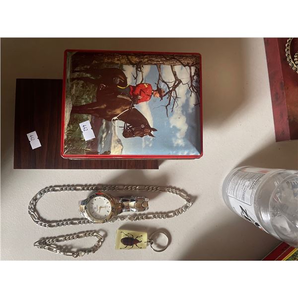 Men's Sterling Silver Jewlery Fashion Wrist Watch & More