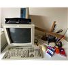 Image 2 : Vintage Home Office Set Up PC Lamp Desk w/ Chair Printer Label Maker & More