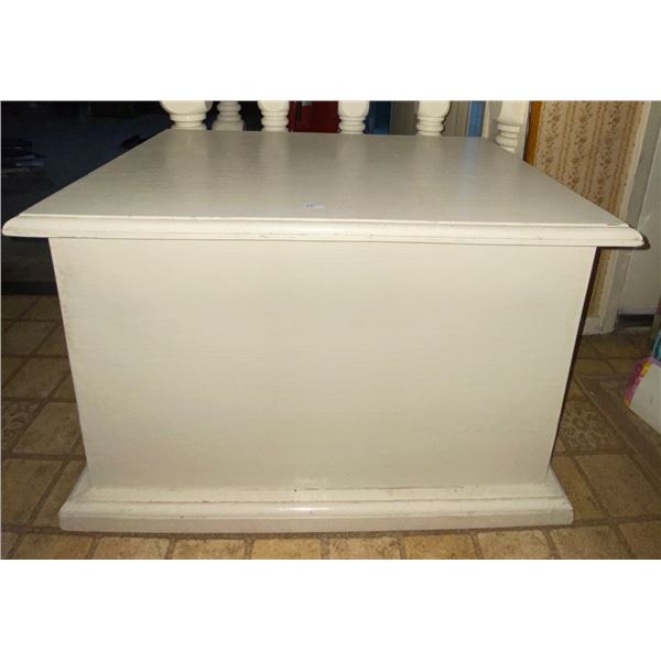 Handmade Wood Chest & Contents 25x16x21