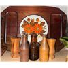 Image 2 : Assorted Vintage Collectables Hand Carved Trinkets Candle Holders & More