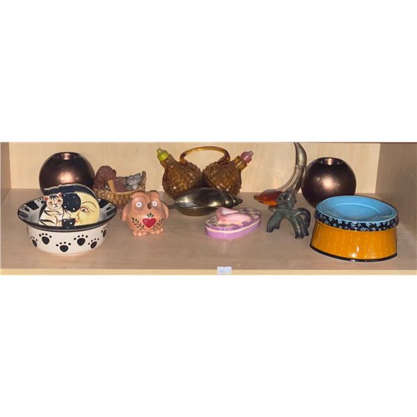 Assorted Everyday Essentials Pet Bowls Candle Holders & More