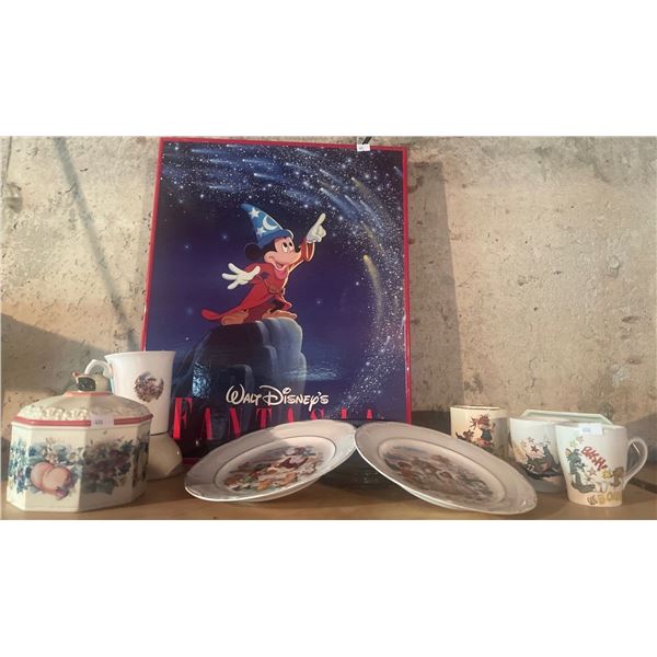 Disney Framed Poster w/ Assorted Child