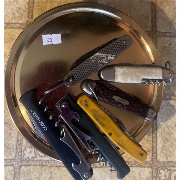Pocket Folding Knives Corkscrew & More