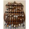 Image 3 : Collectable Spoons w/ Wooden  Display Units