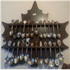 Image 4 : Collectable Spoons w/ Wooden  Display Units