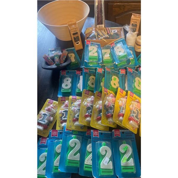 Birthday Candles & Cake Toppers