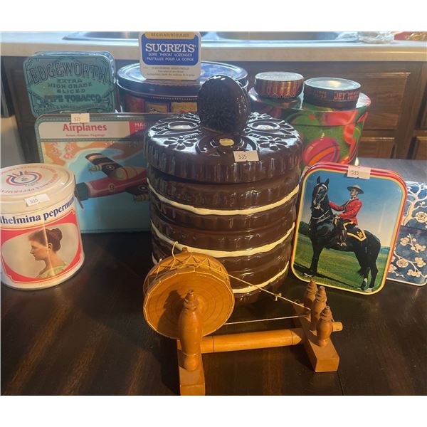 Vintage Oreo Cookie Canister w/ Tin Collection