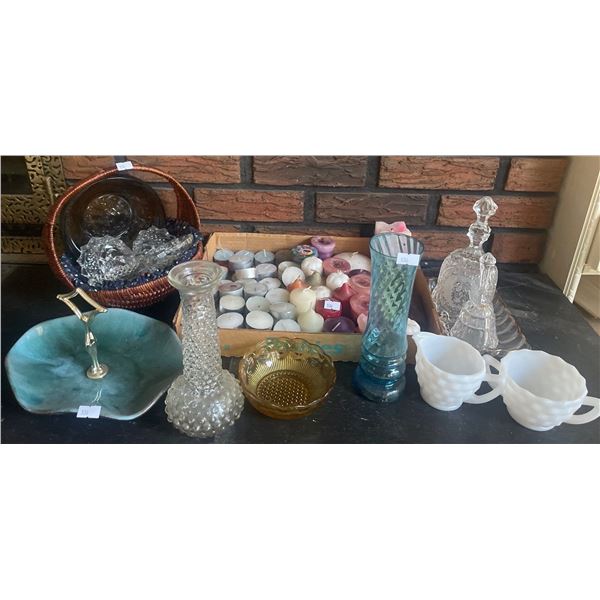 Candle Collection Blue Mountain Servingware Milk Glass & More