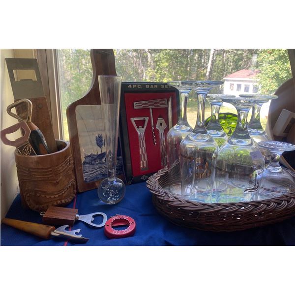 Mixologist Essentials- Stemware Beer Steins Bottle Opens & More