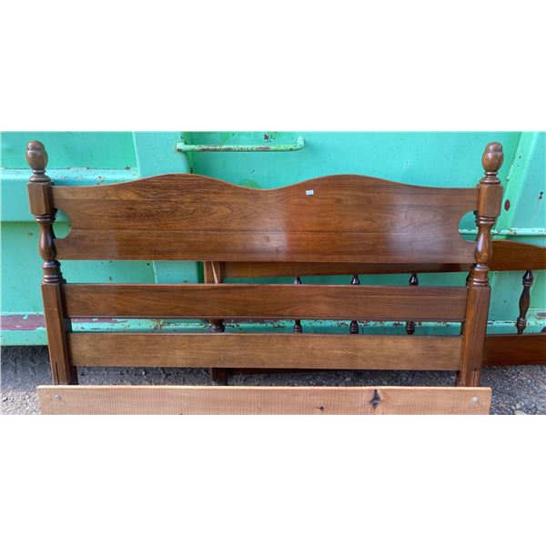 Walnut Tea Cart on Wheels w/ Expanding Seat Capacity 33x26x41