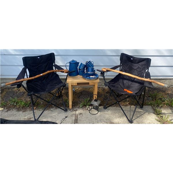 Campers Staples Folding Lawn Chairs Outdoor Metal Dishes Walking Sticks & More