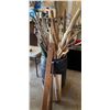 Image 1 : A Big Barrel of Hand Selected Sticks Poles & More