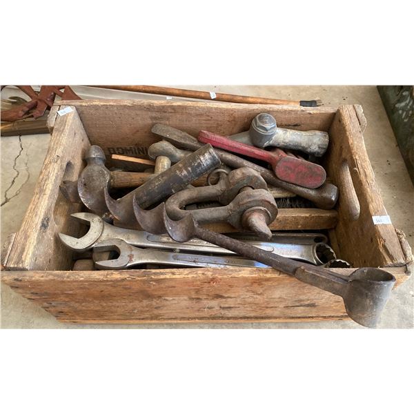Wood Tool Tote w/ Contents Included