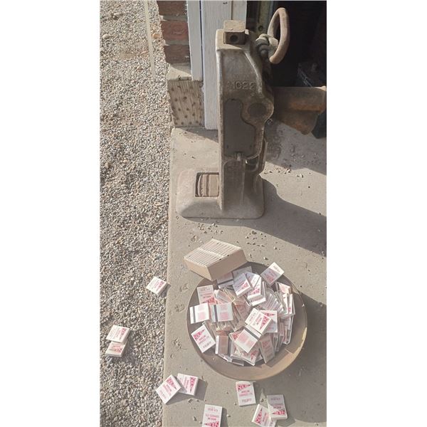 Antique RailRoad Equipment 21T  w/ Vintage Match Collection " SOLID"