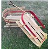 Image 1 : 'Torpedo' Wood Pull Along Toddler/Small Child Tabogans 17x34