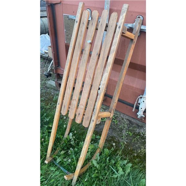 Antique Children's Snow Sleigh Sled 48L