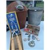 Image 1 : Unique Antiques Buckets Clippers Stone Ciggerette Holder Cigar Tin & More