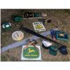Image 1 : John Deer Collectables w/ Assorted Outdoor Maintenance Tools
