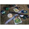 Image 2 : John Deer Collectables w/ Assorted Outdoor Maintenance Tools