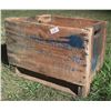 Image 2 : Antique Milk Crate "Prairie Rose" 23x14x16
