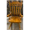 Image 1 : Beautiful White Oak Rocking Chair / Glider 49T