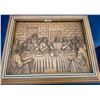 Image 2 : Hand Carved 3D Wall Hanging "The Last Supper" 16x12 w/ Assorted Collectable Avon Cologne Bottles