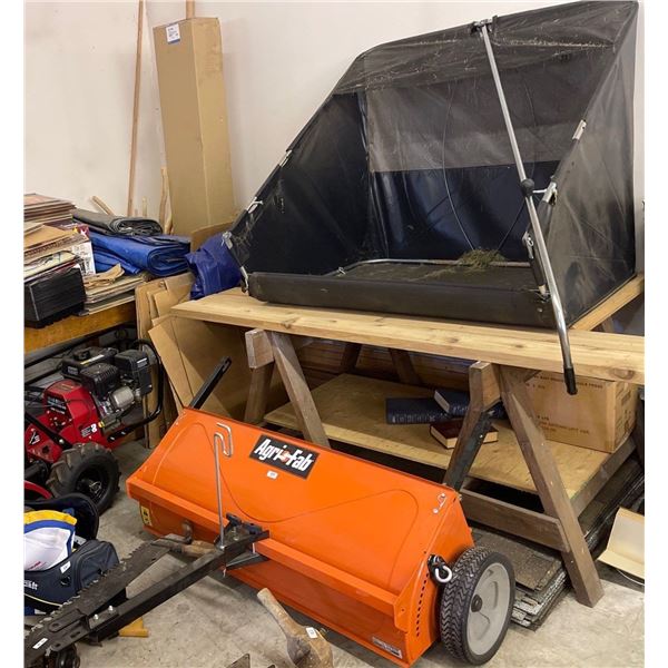 "Agri-Fab " Lawn Sweep w/ Basket