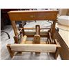 Image 1 : Antique Tabletop Loom Weaving & Beading 28T
