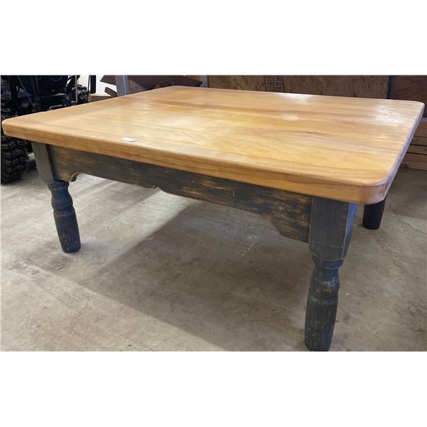 Square White Oak Coffee Table 34x16