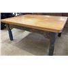 Image 1 : Square White Oak Coffee Table 34x16