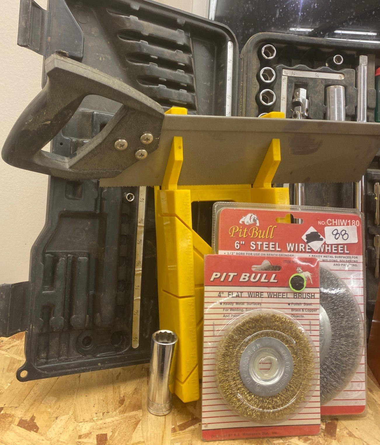 Mastercraft Bit Receiver Mastercraft Router Bits in Travel Case Socket Set Air Nailers & More ...
