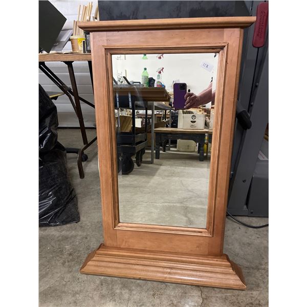 Solid Walnut Framed Mirror 24x33