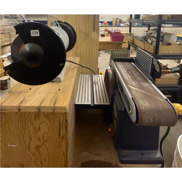 Shop Tools That Mount - 6 inch Bench Grinder w/ Belt Sander