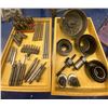 Image 2 : Assorted Drill Bits Hole Saws Grinding Disks Wood Working Books & More
