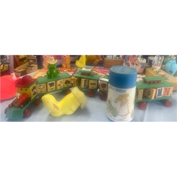 Assortment of Vintage Toys Props & Play Things