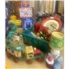 Image 2 : Collectable Antique Children's Nostalgia Skippy Peanut Butter Clock Tins & More