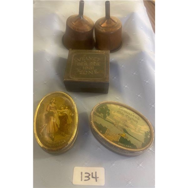 Antique Trinket Boxes/ Pill Containers & More