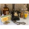Image 1 : Antique Staples - Turn Dial Landline Phone Battery Cells Moonshine Canisters & More