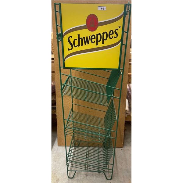 Venders/ Merchants Store Display Unit "Shwepps Gingerale"