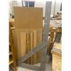 Image 3 : Brand New Stack of Plywood Garage Shelving Hand Saw w/ Angle Guide & More