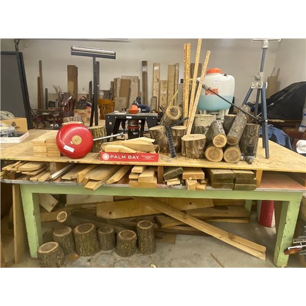 Variety of Wood Working Essentials w/ Vintage Schoolhouse Recess Bell & More