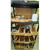 Image 1 : Rubbermaid Utility Shelf 36x16x71 & Contents