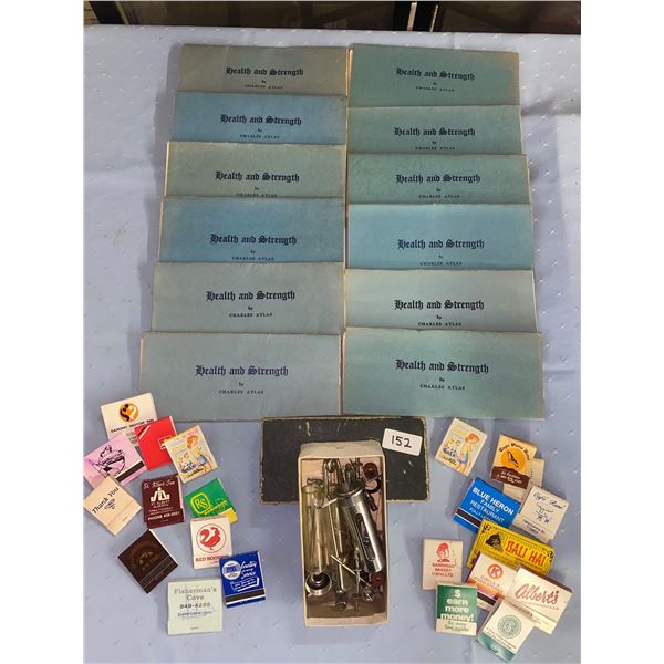 Antique Documents "Receipt of Body Building Stats & Participation" Glass Syringes & More