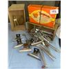 Image 3 : Antique Collection w/ Vintage Trucker Hats Razors Clippers Geometry Set & More