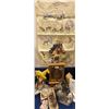 Image 1 : Wild Stallion Tapestry w/ Assorted Equestrian Figurines & Trinkets