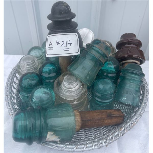 Antique Power Line Insulators