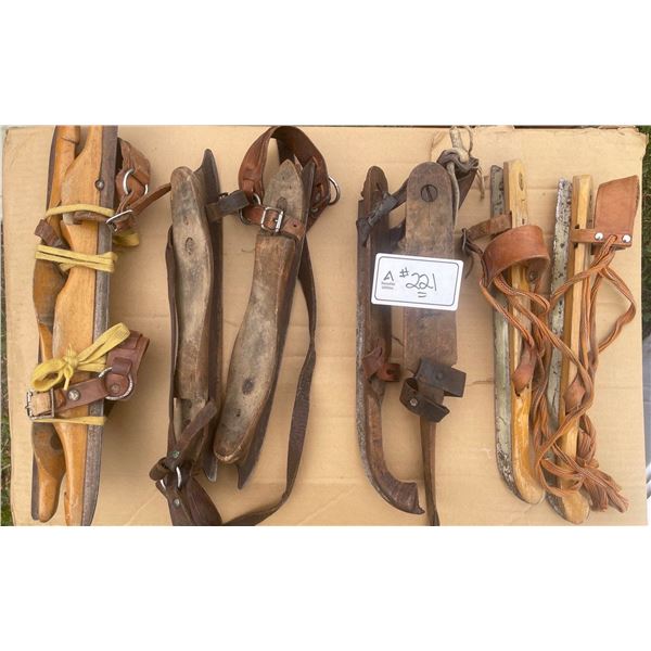 Antique Dutch Speed Skate Collection